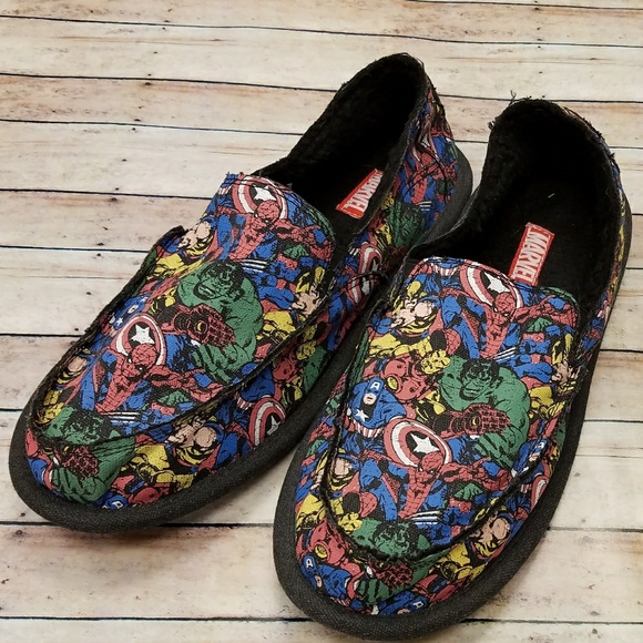 mens superhero slippers